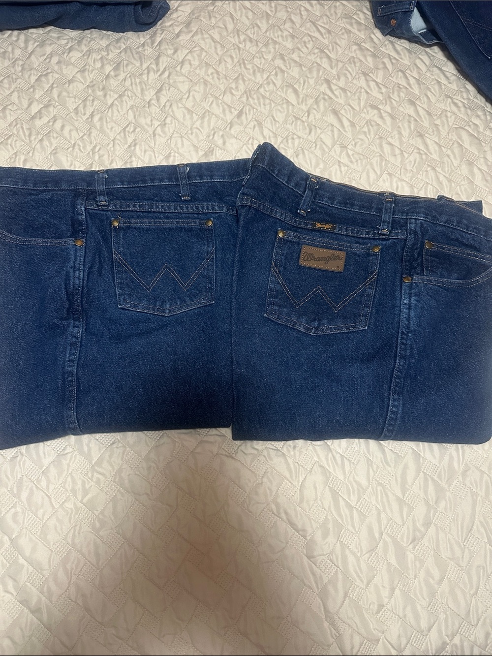 Wrangler Men's  Indigo Blue Denim Jeans